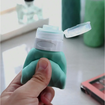 4 Pack TSA-Approved Silicone Bottles