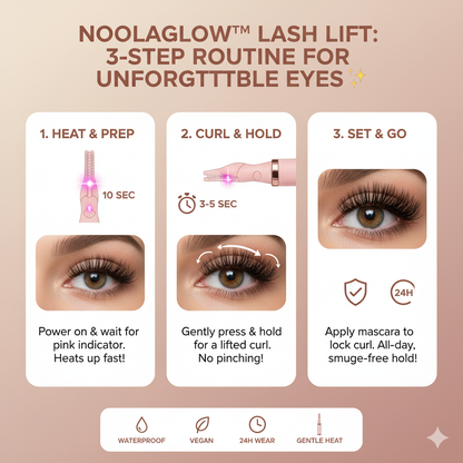 NoolaGlow | Heated Lash Curler